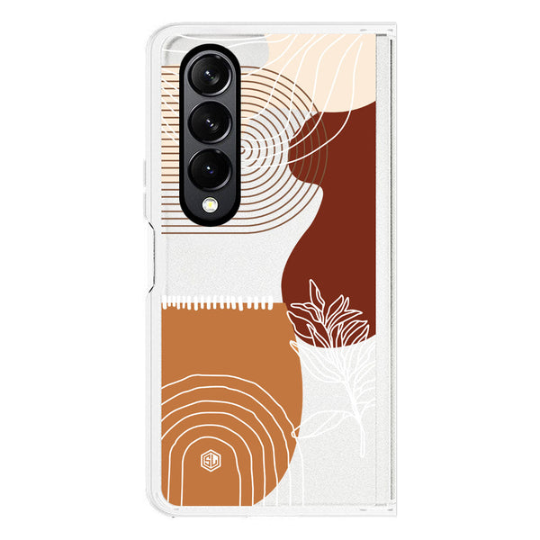 Aesthetic Modern Art Series - Design 2 - Soft Phone Case - Crystal Clear Case - Samsung Galaxy Z Fold 4 5G