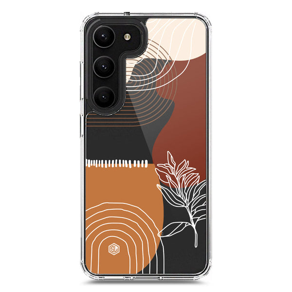 Aesthetic Modern Art Series - Design 2 - Soft Phone Case - Crystal Clear Case - Samsung Galaxy S23 Plus 5G
