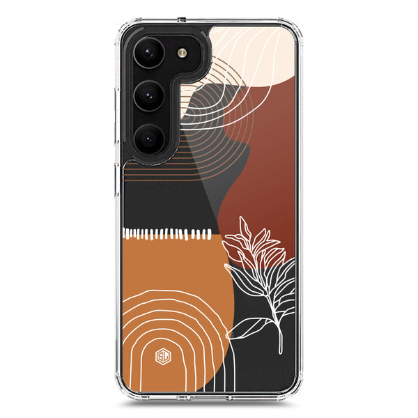 Aesthetic Modern Art Series - Design 2 - Soft Phone Case - Crystal Clear Case - Samsung Galaxy S22 Ultra 5G