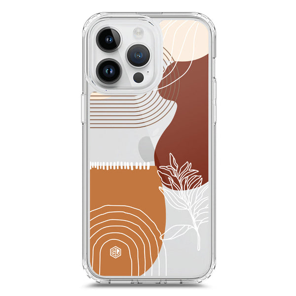 Aesthetic Modern Art Series - Design 2 - Soft Phone Case - Crystal Clear Case - iPhone 15 Pro