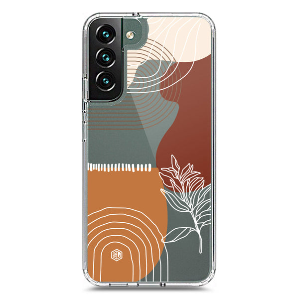 Aesthetic Modern Art Series - Design 2 - Soft Phone Case - Crystal Clear Case - Samsung Galaxy S22 Plus 5G