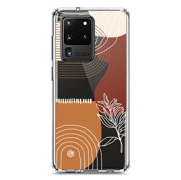 Aesthetic Modern Art Series - Design 2 - Soft Phone Case - Crystal Clear Case - Samsung Galaxy S20 Ultra
