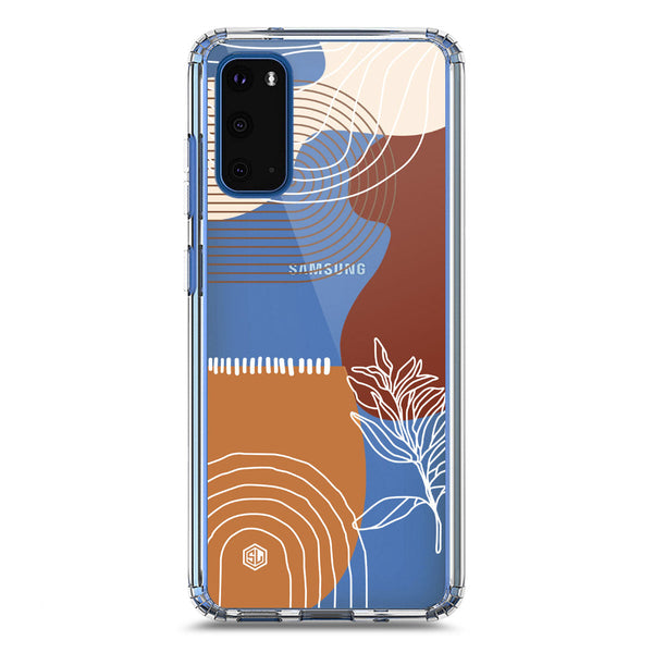 Aesthetic Modern Art Series - Design 2 - Soft Phone Case - Crystal Clear Case - Samsung Galaxy S20