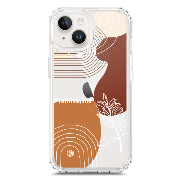 Aesthetic Modern Art Series - Design 2 - Soft Phone Case - Crystal Clear Case - iPhone 15 Plus