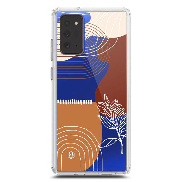 Aesthetic Modern Art Series - Design 2 - Soft Phone Case - Crystal Clear Case - Samsung Galaxy Note 20