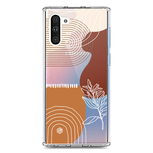 Aesthetic Modern Art Series - Design 2 - Soft Phone Case - Crystal Clear Case - Samsung Galaxy Note 10