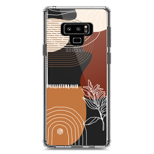 Aesthetic Modern Art Series - Design 2 - Soft Phone Case - Crystal Clear Case - Samsung Galaxy Note 9