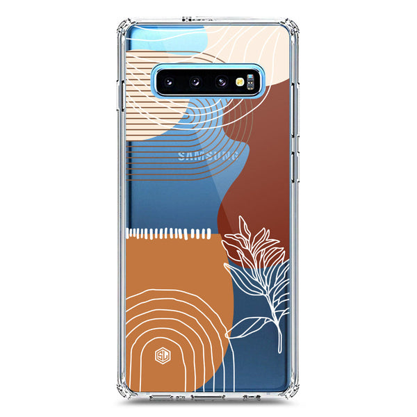 Aesthetic Modern Art Series - Design 2 - Soft Phone Case - Crystal Clear Case - Samsung Galaxy S10 Plus