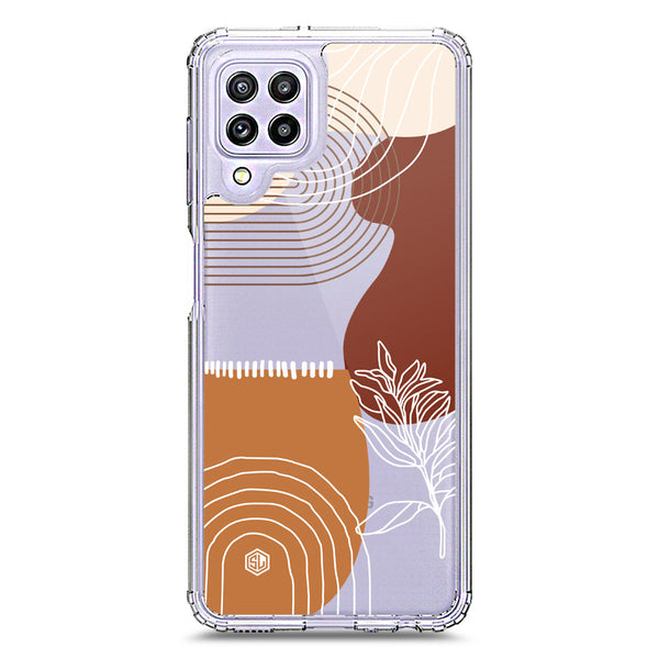 Aesthetic Modern Art Series - Design 2 - Soft Phone Case - Crystal Clear Case - Samsung Galaxy M22
