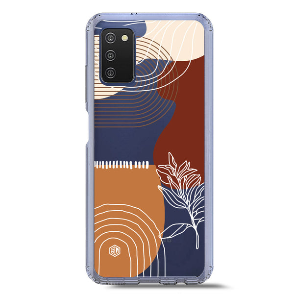 Aesthetic Modern Art Series - Design 2 - Soft Phone Case - Crystal Clear Case - Samsung Galaxy M02s