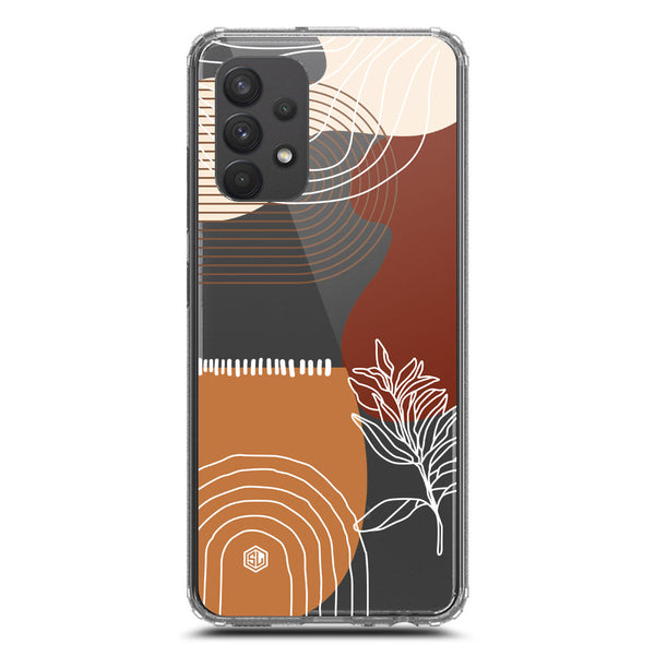 Aesthetic Modern Art Series - Design 2 - Soft Phone Case - Crystal Clear Case - Samsung Galaxy A32