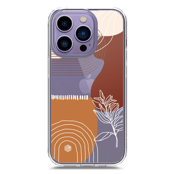 Aesthetic Modern Art Series - Design 2 - Soft Phone Case - Crystal Clear Case - iPhone 14 Pro