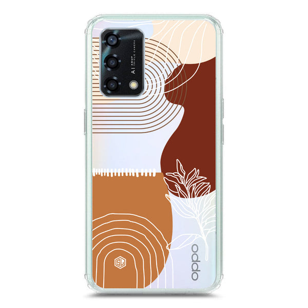 Aesthetic Modern Art Series - Design 2 - Soft Phone Case - Crystal Clear Case - Oppo Reno 6 Lite