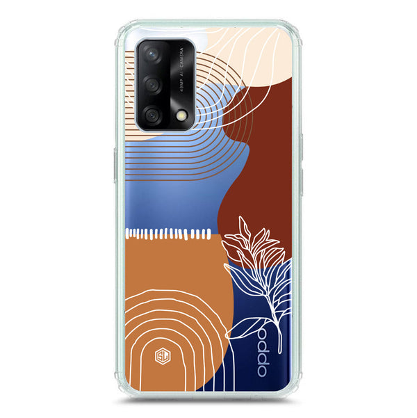 Aesthetic Modern Art Series - Design 2 - Soft Phone Case - Crystal Clear Case - Oppo F19s