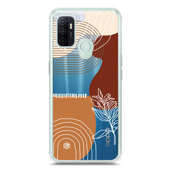 Aesthetic Modern Art Series - Design 2 - Soft Phone Case - Crystal Clear Case - Oppo A53s