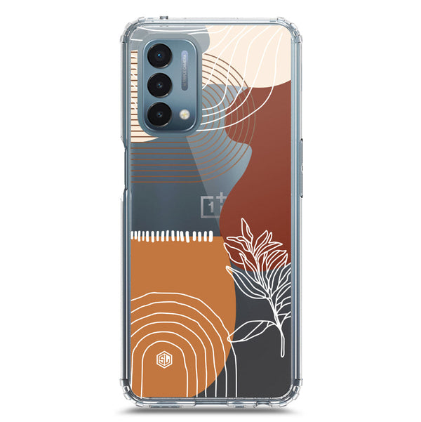 Aesthetic Modern Art Series - Design 2 - Soft Phone Case - Crystal Clear Case - OnePlus Nord N200 5G