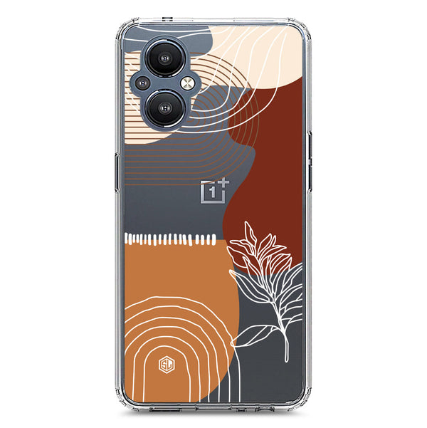 Aesthetic Modern Art Series - Design 2 - Soft Phone Case - Crystal Clear Case - OnePlus Nord N20 5G
