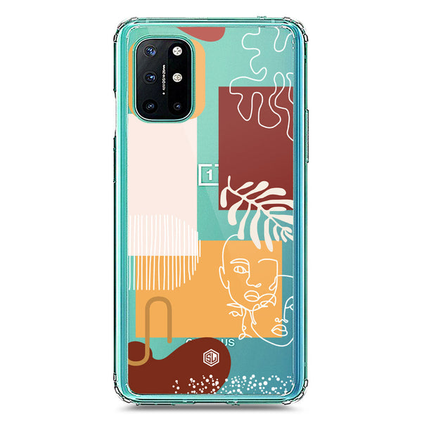 Aesthetic Modern Art Series - Design 3 - Soft Phone Case - Crystal Clear Case - OnePlus 8T
