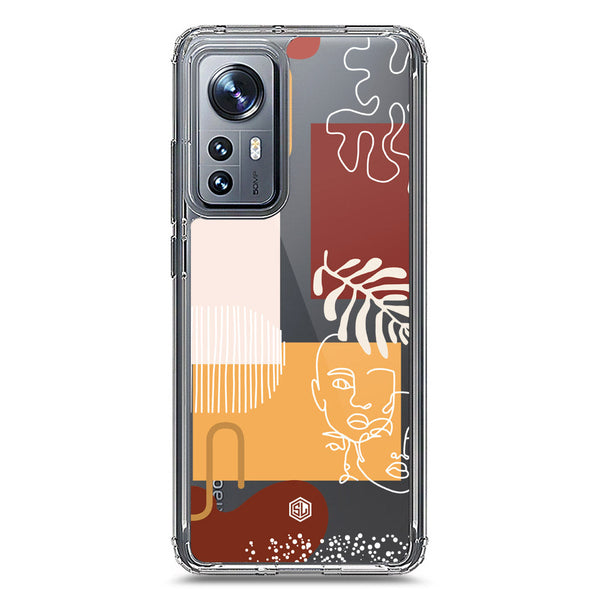 Aesthetic Modern Art Series - Design 3 - Soft Phone Case - Crystal Clear Case - Xiaomi 12