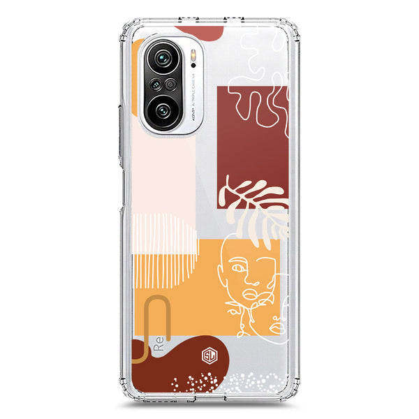 Aesthetic Modern Art Series - Design 3 - Soft Phone Case - Crystal Clear Case - Xiaomi Poco F3