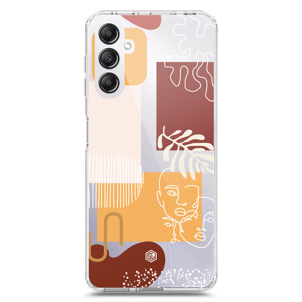 Aesthetic Modern Art Series - Design 3 - Soft Phone Case - Crystal Clear Case - Samsung Galaxy A14 5G