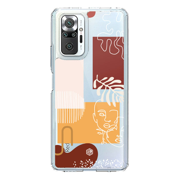 Aesthetic Modern Art Series - Design 3 - Soft Phone Case - Crystal Clear Case - Xiaomi Redmi Note 10 Pro Max
