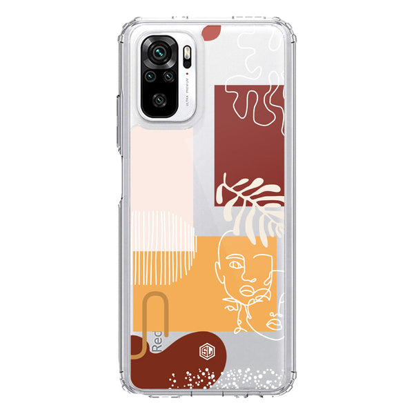 Aesthetic Modern Art Series - Design 3 - Soft Phone Case - Crystal Clear Case - Xiaomi Redmi Note 10S