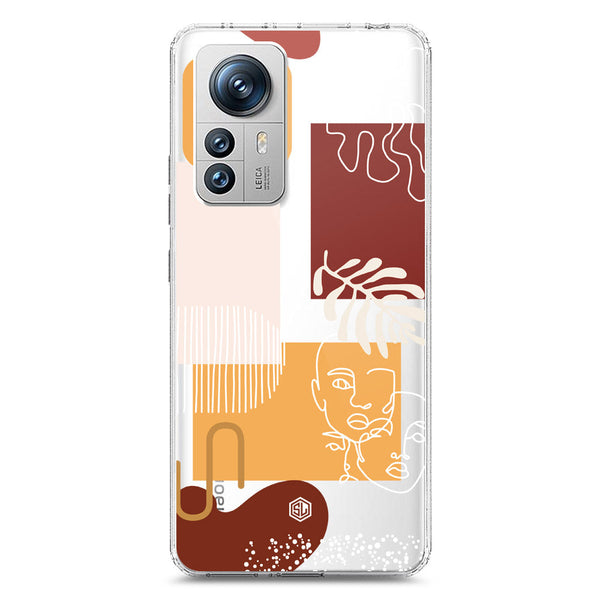 Aesthetic Modern Art Series - Design 3 - Soft Phone Case - Crystal Clear Case - Xiaomi 12S Pro