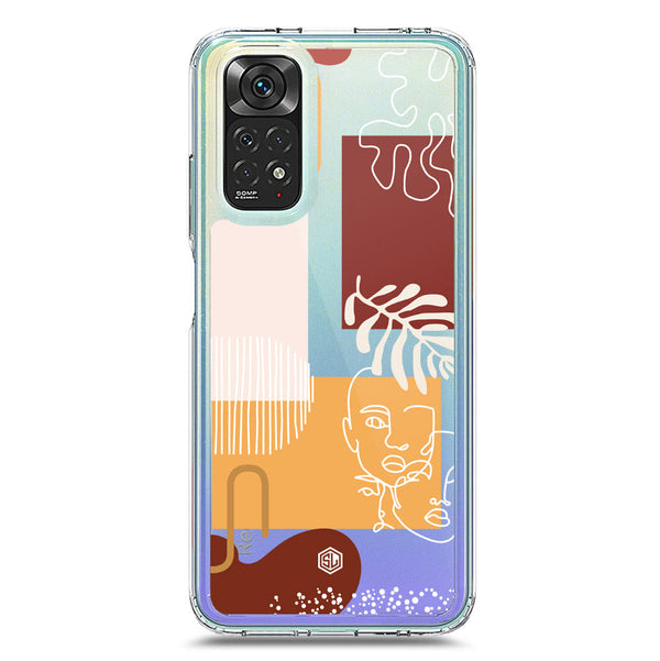 Aesthetic Modern Art Series - Design 3 - Soft Phone Case - Crystal Clear Case - Xiaomi Redmi Note 11S