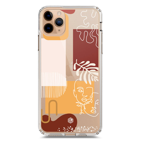 Aesthetic Modern Art Series - Design 3 - Soft Phone Case - Crystal Clear Case - iPhone 11 Pro Max