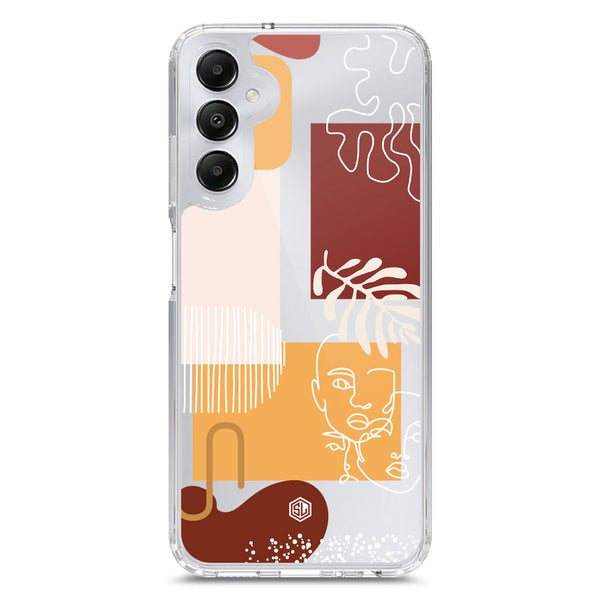 Aesthetic Modern Art Series - Design 3 - Soft Phone Case - Crystal Clear Case - Samsung Galaxy A05s