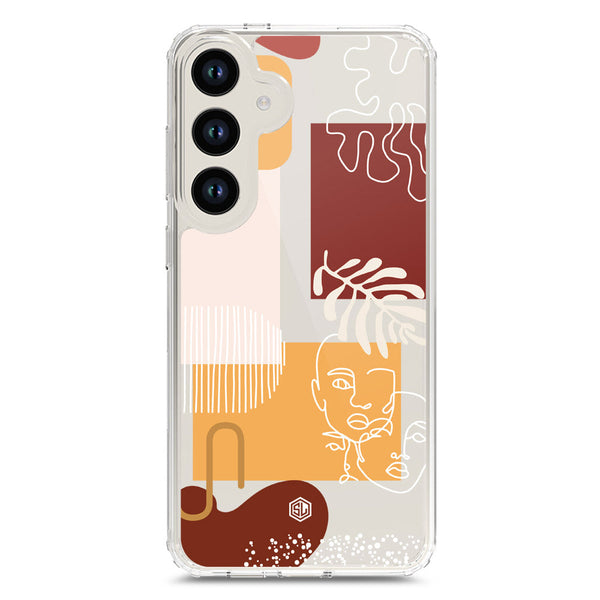Aesthetic Modern Art Series - Design 3 - Soft Phone Case - Crystal Clear Case - Samsung Galaxy S24 Plus