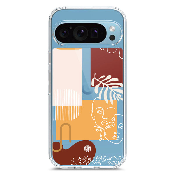 Aesthetic Modern Art Series - Design 3 - Soft Phone Case - Crystal Clear Case - Google Pixel 9