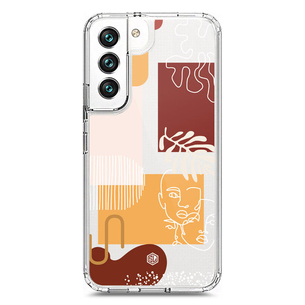 Aesthetic Modern Art Series - Design 3 - Soft Phone Case - Crystal Clear Case - Samsung Galaxy S22 5G