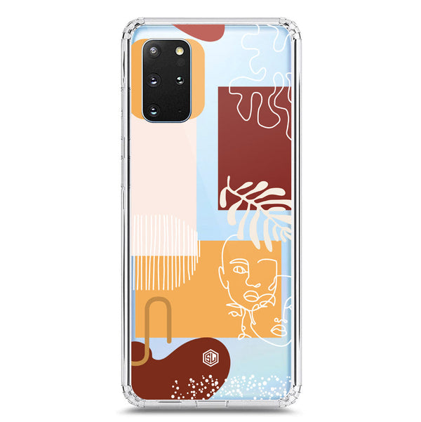 Aesthetic Modern Art Series - Design 3 - Soft Phone Case - Crystal Clear Case - Samsung Galaxy S20 Plus