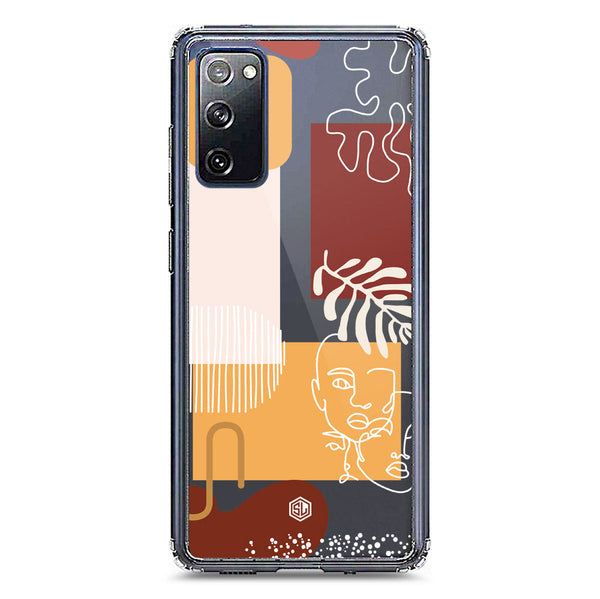 Aesthetic Modern Art Series - Design 3 - Soft Phone Case - Crystal Clear Case - Samsung Galaxy S20 FE
