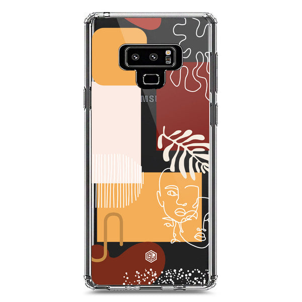 Aesthetic Modern Art Series - Design 3 - Soft Phone Case - Crystal Clear Case - Samsung Galaxy Note 9