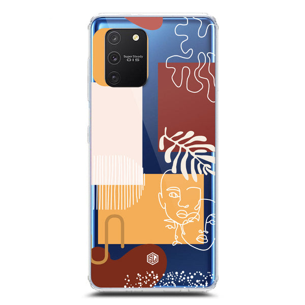 Aesthetic Modern Art Series - Design 3 - Soft Phone Case - Crystal Clear Case - Samsung Galaxy M80s