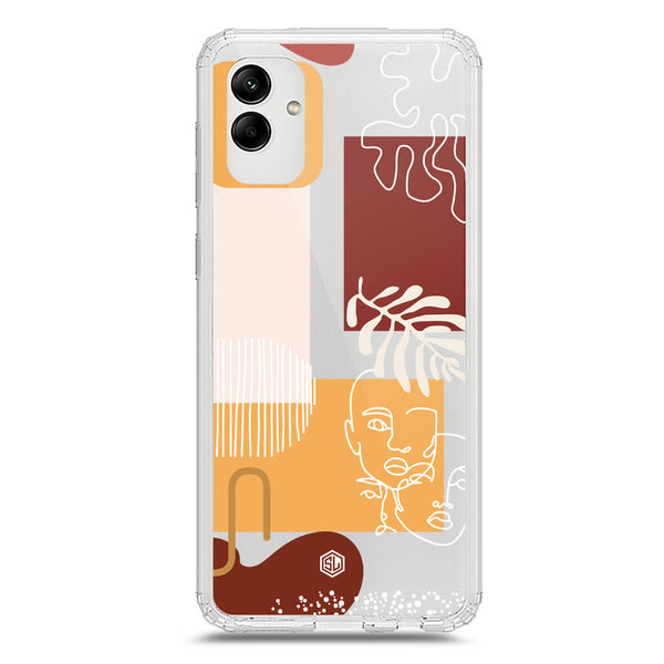 Aesthetic Modern Art Series - Design 3 - Soft Phone Case - Crystal Clear Case - Samsung Galaxy M13 5G