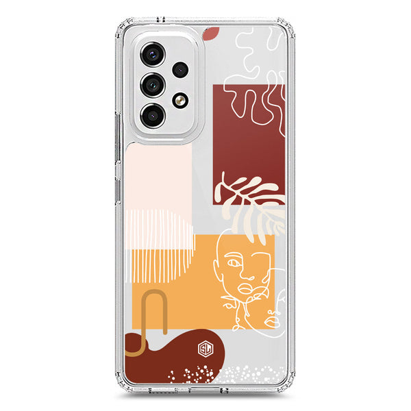 Aesthetic Modern Art Series - Design 3 - Soft Phone Case - Crystal Clear Case - Samsung Galaxy A53 5G