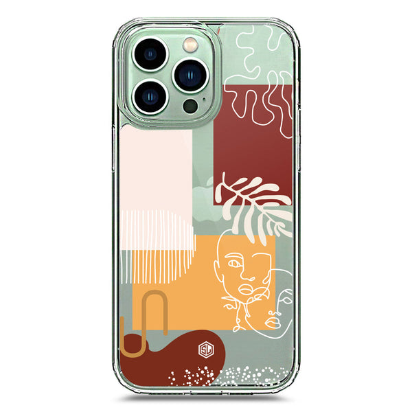 Aesthetic Modern Art Series - Design 3 - Soft Phone Case - Crystal Clear Case - iPhone 14 Pro Max