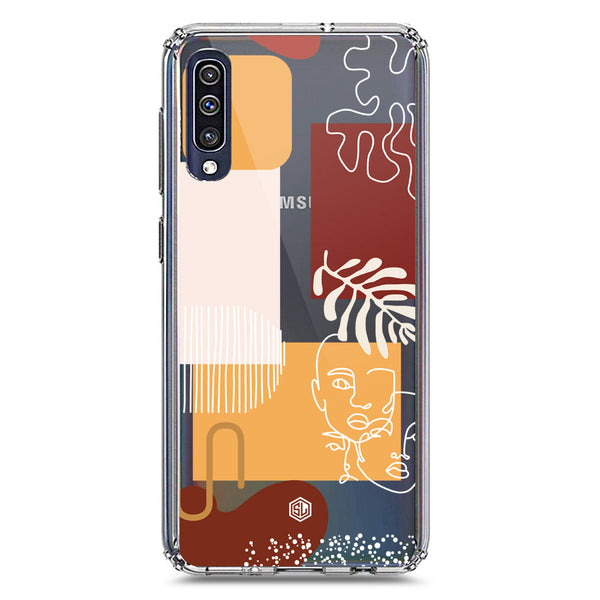 Aesthetic Modern Art Series - Design 3 - Soft Phone Case - Crystal Clear Case - Samsung Galaxy A50