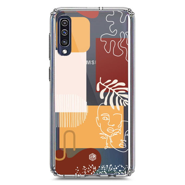 Aesthetic Modern Art Series - Design 3 - Soft Phone Case - Crystal Clear Case - Samsung Galaxy A30s