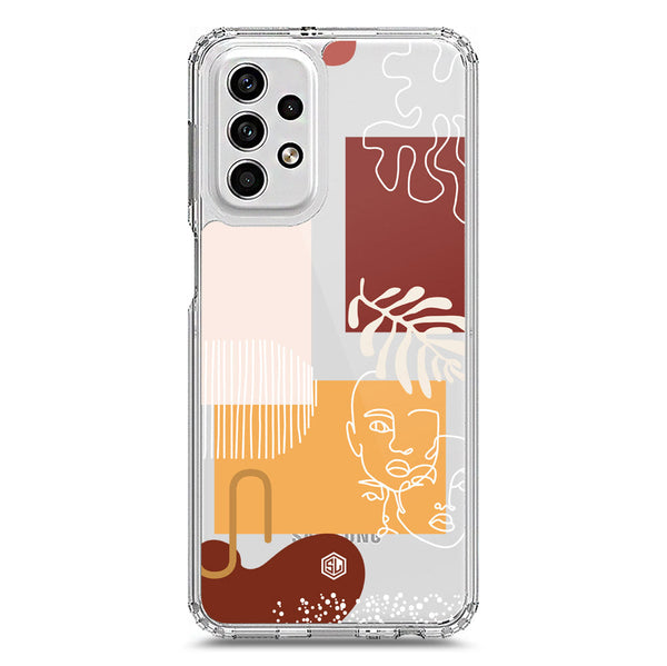 Aesthetic Modern Art Series - Design 3 - Soft Phone Case - Crystal Clear Case - Samsung Galaxy A23