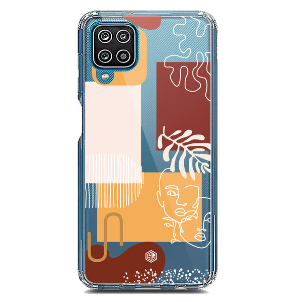 Aesthetic Modern Art Series - Design 3 - Soft Phone Case - Crystal Clear Case - Samsung Galaxy A12 Nacho