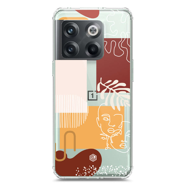 Aesthetic Modern Art Series - Design 3 - Soft Phone Case - Crystal Clear Case - OnePlus 10T