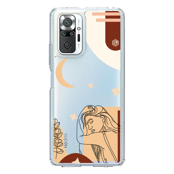 Aesthetic Modern Art Series - Design 4 - Soft Phone Case - Crystal Clear Case - Xiaomi Redmi Note 10 Pro 4G