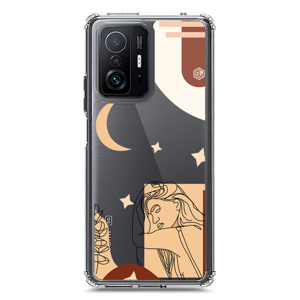 Aesthetic Modern Art Series - Design 4 - Soft Phone Case - Crystal Clear Case - Xiaomi 11T Pro