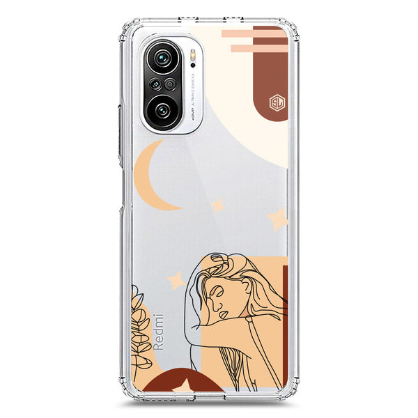 Aesthetic Modern Art Series - Design 4 - Soft Phone Case - Crystal Clear Case - Xiaomi Poco F3