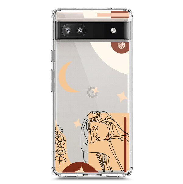 Aesthetic Modern Art Series - Design 4 - Soft Phone Case - Crystal Clear Case - Google Pixel 6a